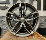 Audi RS6 style antraciet gepolijst 18 19 inch opt. met band, Auto-onderdelen, Banden en Velgen, Banden en Velgen, Nieuw, 17 inch