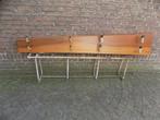 Teakhout plank rek kapstok teak xxl wandkapstok countrystyle, Ophalen, Gebruikt