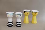 4 Memphis stijl eierdoppen IKEA  jaren 80, Antiek en Kunst, Antiek | Servies los, Ophalen of Verzenden