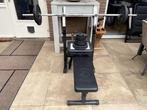corenght opklapbare fitnessbank voor bankdrukken max 80 kg, Ophalen, Gebruikt, Benen, Fitnessbank