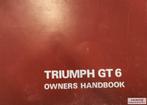 Handboek Triumph GT6, Ophalen of Verzenden