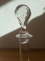 Karaf bewerkt kristal met stop, Ophalen of Verzenden