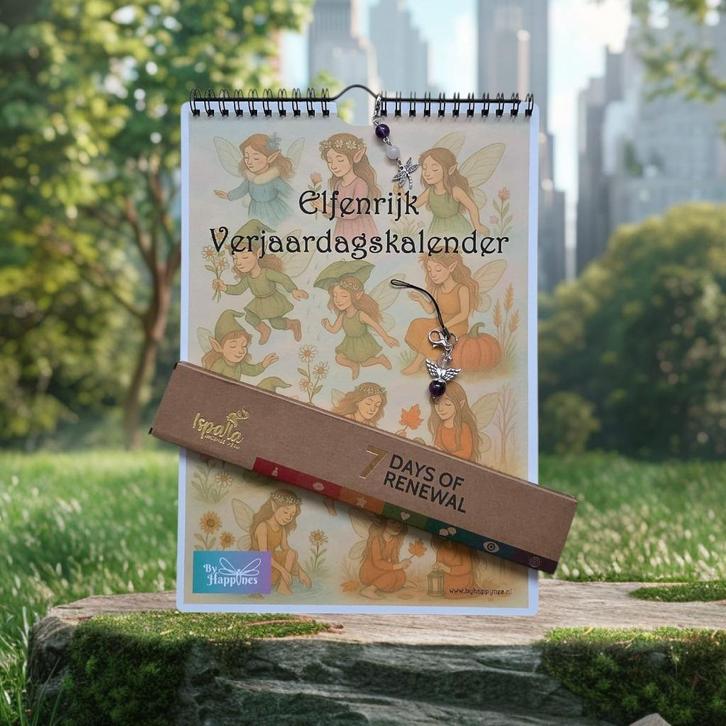 Elfenrijk Verjaardagskalender, Diversen, Kalenders, Nieuw, Maandkalender, Ophalen of Verzenden