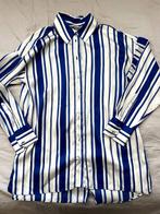 Satijn materiaal blouse ZARA blauw / wit maat S, Kleding | Dames, Blouses en Tunieken, Zara, Verzenden, Gedragen, Maat 36 (S)
