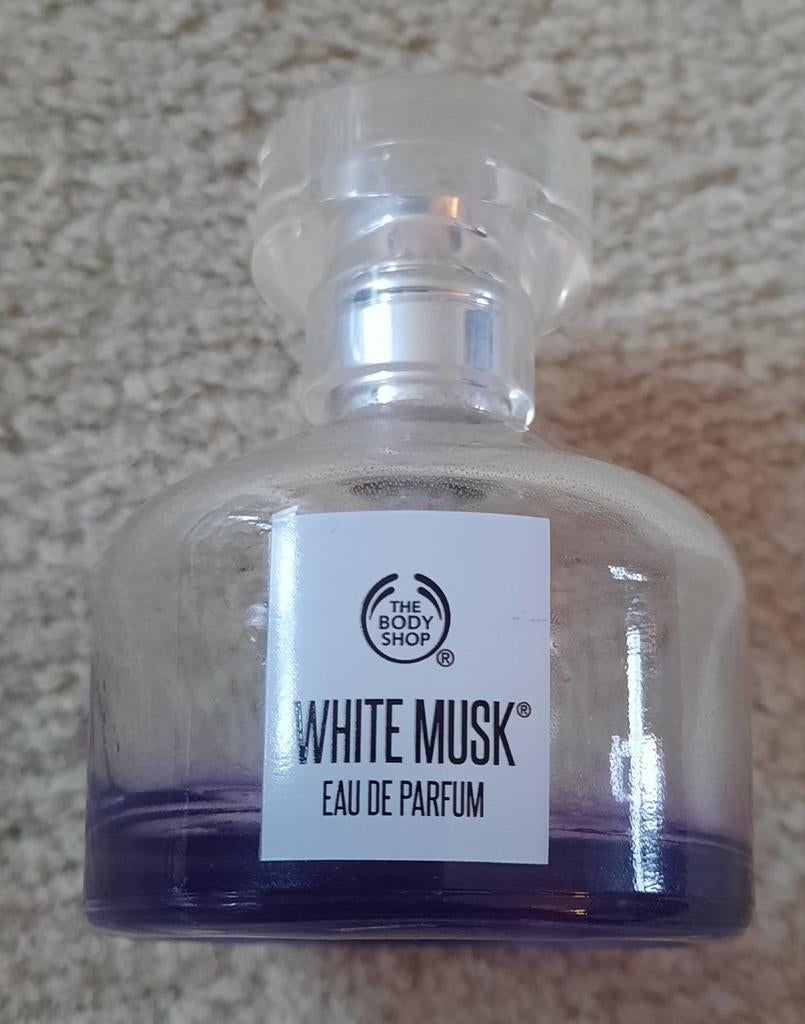 Leeg parfum flesje van de body shop, Ophalen of Verzenden, Parfumfles