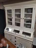 Landelijke witte apothekerskast / buffetkast, Ophalen, Gebruikt, Met deur(en), 150 tot 200 cm