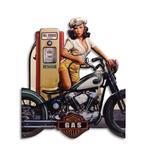 Reclamebord Motor Full Service 70x60 tin, Ophalen of Verzenden, Reclamebord