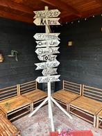 Bruiloft wegwijzer, Hobby en Vrije tijd, Feestartikelen, Ophalen of Verzenden, Zo goed als nieuw, Versiering, Geboorte of Huwelijk