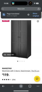 ikea wardrobe, Huis en Inrichting, Kasten | Kledingkasten, Ophalen, Zo goed als nieuw, 25 tot 50 cm, Minder dan 100 cm