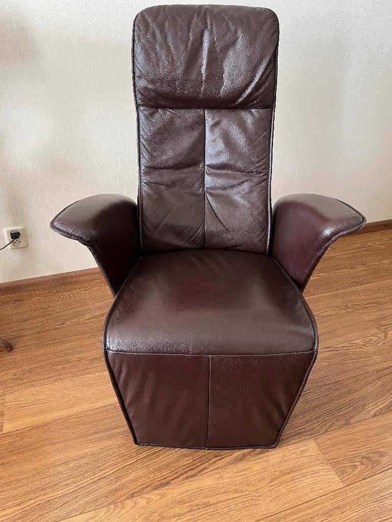 fauteuil, Ophalen, Gebruikt, 50 tot 75 cm, Leer