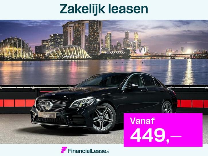 Mercedes-Benz C-Klasse C180 AMG |Virtual|360camera|NL NAP, Auto's, Mercedes-Benz, Bedrijf, Lease, Financial lease, C-Klasse, 360° camera