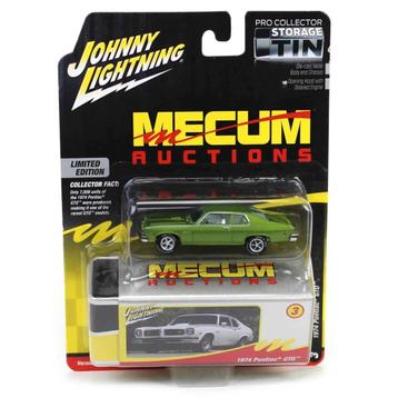 1974 Pontiac GTO van Johnny Lightning met doosje van metaal beschikbaar voor biedingen