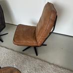 Gratis bezorging - Inno living Odin - Cognac met hocker, Gebruikt, 75 tot 100 cm, Ophalen of Verzenden, Metaal