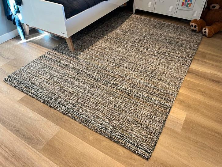 Vloerkleed veelkleurig laagpolig 160 x 230, Huis en Inrichting, Stoffering | Tapijten en Kleden, Zo goed als nieuw, 150 tot 200 cm