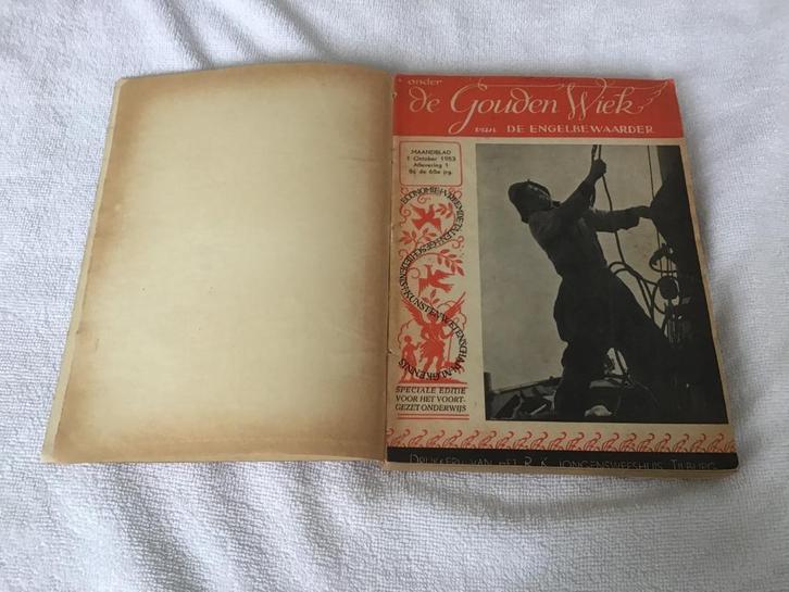 Engelbewaarder De Gouden Wiek 1953/54., Antiek en Kunst, Antiek | Boeken en Bijbels, Ophalen