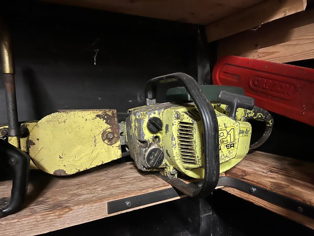 Uitdunnen verzameling - diverse motorzagen, Ophalen, Gebruikt