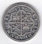 Herdenkingsmunt Spanje 8 reales 1590 zwaar verzilverd brons, Ophalen of Verzenden, Vóór koninkrijk, Overige waardes