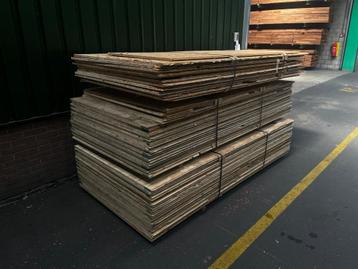 Gebruikte underlayment platen 18mm – 122x244 cm – partij 63  beschikbaar voor biedingen