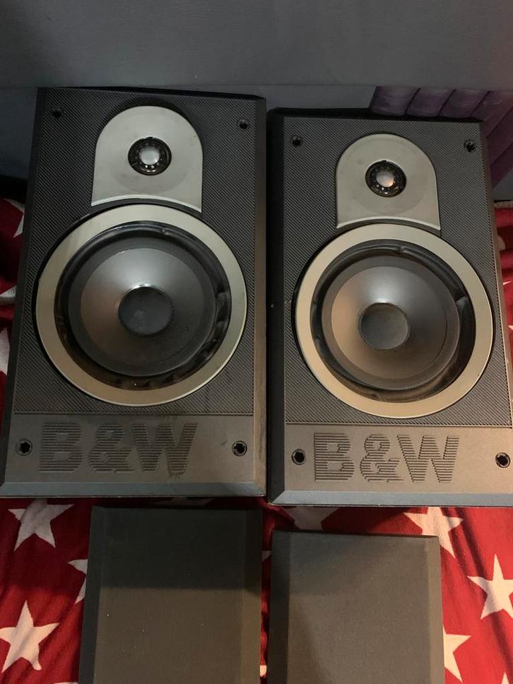 B&W DM 600 Nautilus Achter Speakers - Set, Audio, Tv en Foto, Luidsprekers, Gebruikt, Front, Rear of Stereo speakers, Bowers & Wilkins (B&W)