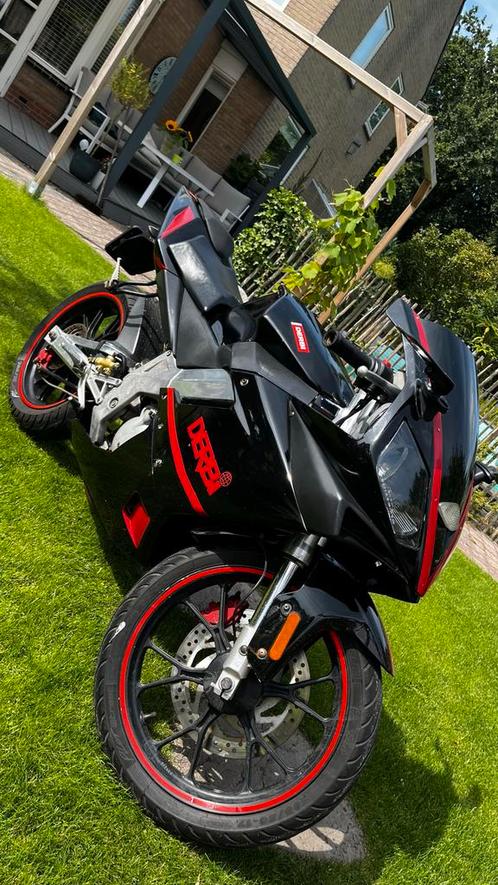 Derbi GPR Racing 77cc Schakelbrommer met onderdelen, Fietsen en Brommers, Brommeronderdelen | Algemeen, Gebruikt, Carburateur