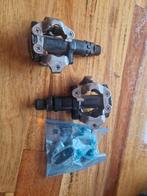 Shimano clip pedalen PD-M520, Ophalen of Verzenden, Zo goed als nieuw, Racefiets, Crankstel of Pedalen