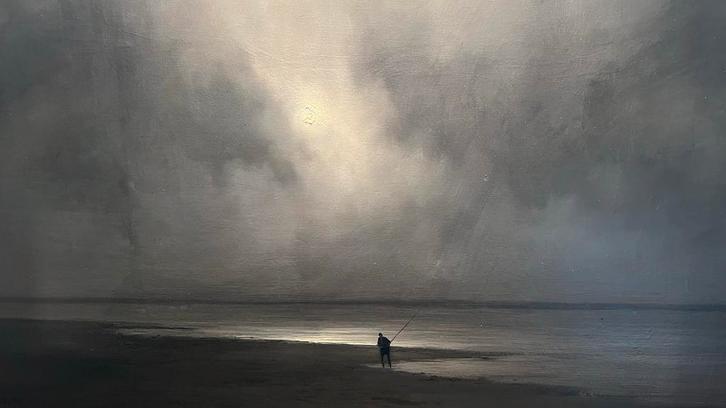 2x jaren 90 authentieke schilderijen van Harry Koster, Antiek en Kunst, Kunst | Schilderijen | Klassiek, Ophalen