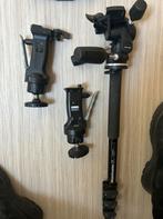 Manfrotto Onderdelen: Monopod, Kop 804RC2, 2x 222, Ophalen, Gebruikt, Eenpoot, Minder dan 150 cm