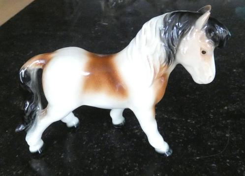 Vintage Goebel porcelein Pinto Shetland Pony beeldje, Verzamelen, Beelden en Beeldjes, Zo goed als nieuw, Overige typen, Ophalen of Verzenden