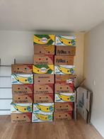 12 Bananendozen te koop - stevige verhuisdozen/opslagdozen, Doe-het-zelf en Verbouw, Kratten en Dozen, Ophalen, Doos, 40 tot 60 cm