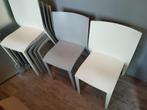 Philippe Starck 6 stoelen Slick Slick, Vijf, Zes of meer stoelen, Grijs, Kunststof, Gebruikt