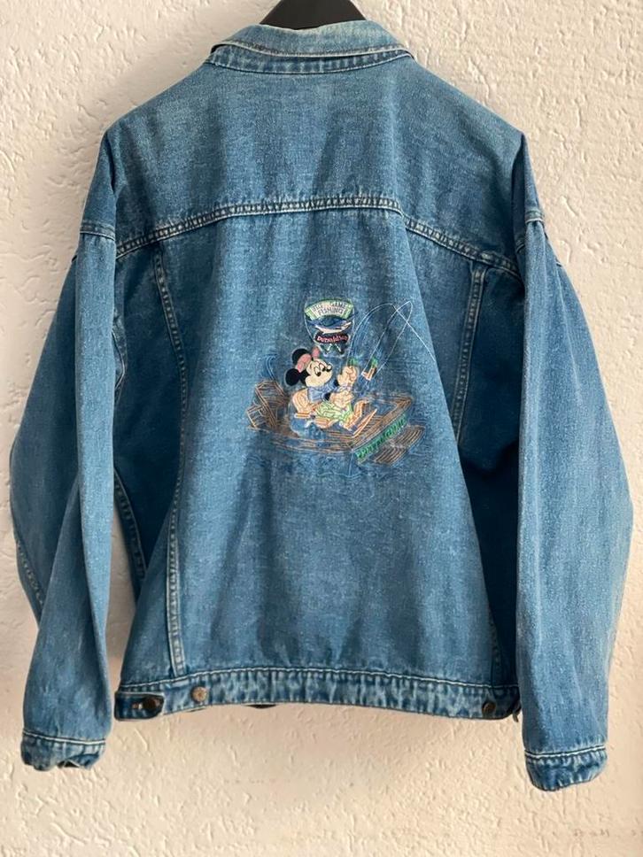 Donaldson vintage spijkerjasje mini mouse xxl, Kleding | Dames, Jassen | Zomer, Zo goed als nieuw, Maat 46/48 (XL) of groter, Blauw