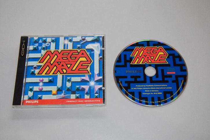 Philips CDi : Mega Maze, Spelcomputers en Games, Games | Overige, Zo goed als nieuw, Puzzel en Educatief, 1 speler, Vanaf 3 jaar