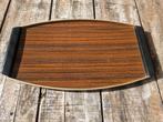 Vintage formica dienblad MB patent Italy, jaren '60, Ophalen of Verzenden, Gebruikt, Ovaal, Hout