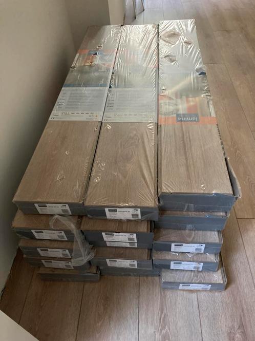 Prachtig warm eiken V-groef click laminaat, ruim 30m2, Huis en Inrichting, Stoffering | Vloerbedekking, Nieuw, Laminaat, 25 tot 50 m²