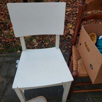 Witte Houten Stoel