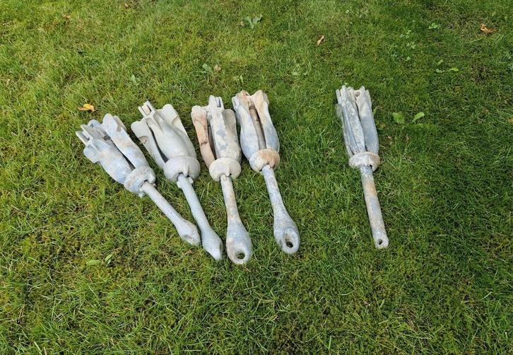 Ankers diverse modellen, Watersport en Boten, Accessoires en Onderhoud, Gebruikt, Overige typen, Ophalen of Verzenden