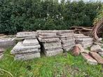 Tegels en bielzen - GRATIS, Ophalen, Gebruikt, Beton, Terrastegels
