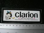 sticker clarion high-tech high -touch ice hockey 1993, Verzenden, Zo goed als nieuw, Merk