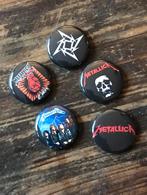 METALLICA buttons speldjes pins, Verzenden, Nieuw, Button