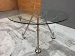 Tecno Nomos glazen tafel, Ophalen, Rond, Zo goed als nieuw, Glas