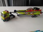 Lego 60254 vrachtwagen boot en trailer compleet, Ophalen of Verzenden, Zo goed als nieuw