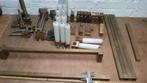 Messing staven geleiders rollenbaan rvs nylon skf, Ophalen of Verzenden, Gebruikt