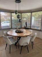 Ronde eettafel 150, Huis en Inrichting, Tafels | Eettafels, Ophalen, Gebruikt, 150 tot 200 cm, Rond