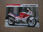 Honda CBR 1000 F brochure folder 1989 ?, Motoren, Handleidingen en Instructieboekjes, Ophalen of Verzenden, Honda