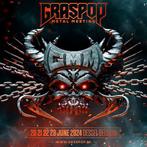 4x Graspop Metal Meeting 2024 donderdag tickets, Rock of Poprock, Juni, Drie personen of meer