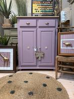 Meidenkast linnenkast commode biedermeier babykamer roze, Ophalen, 50 tot 70 cm, 105 cm of meer, Nvt