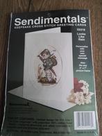 Borduurpakketje van hummeltje voor een kaart, looks like rai, Ophalen of Verzenden, Nieuw, Handborduren, Borduurpakket