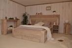 Showroomaanbieding: Bed Edith van steigerhout, Steigerhout, 200 cm, Nieuw, Tweepersoons