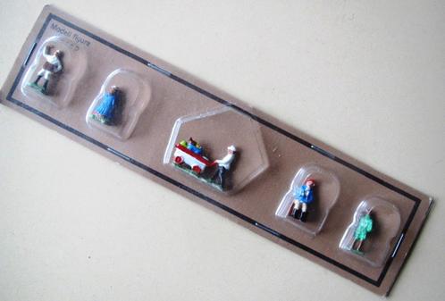 Treinfiguren H0 5x gegoten HONGARIJE märklin Roco ijscoman, Hobby en Vrije tijd, Modelbouw | Figuren en Diorama's, Nieuw, Figuur of Figuren