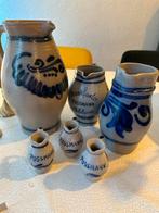 Vintage aardewerk kannen en kruikjes, Antiek en Kunst, Antiek | Keramiek en Aardewerk, Ophalen of Verzenden